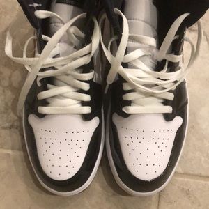 Black and gold Jordan’s